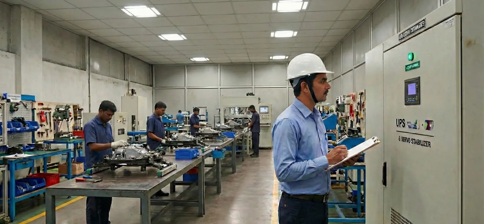 Industrial electrical installation highlighting power quality planning